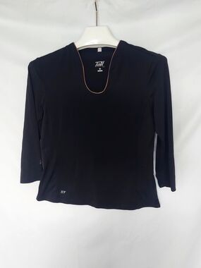 Tail Black Long-Sleeve Performance Top
